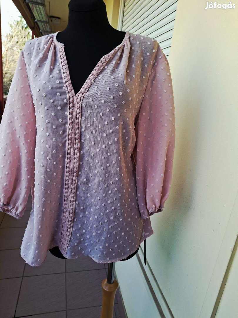 Új cimkés Petite 42-44-es elegáns mályva szinű női felső