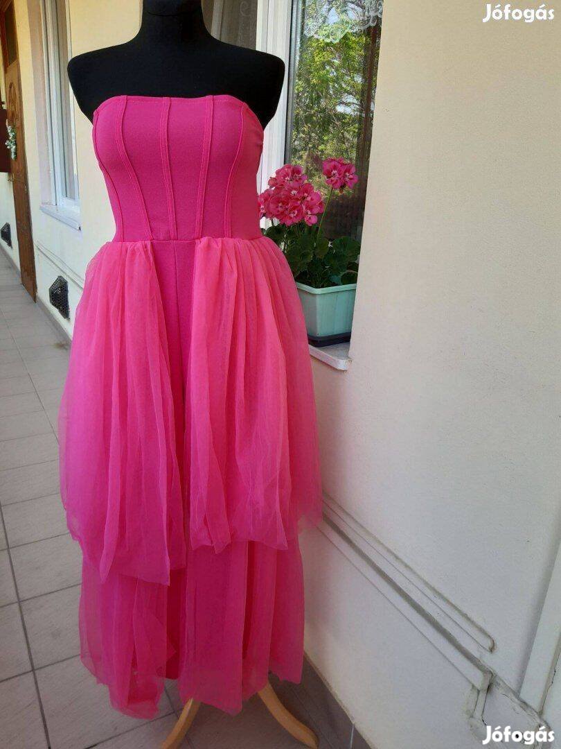 Új cimkés m-es gyönyörű pink,alkalmi női nadrág