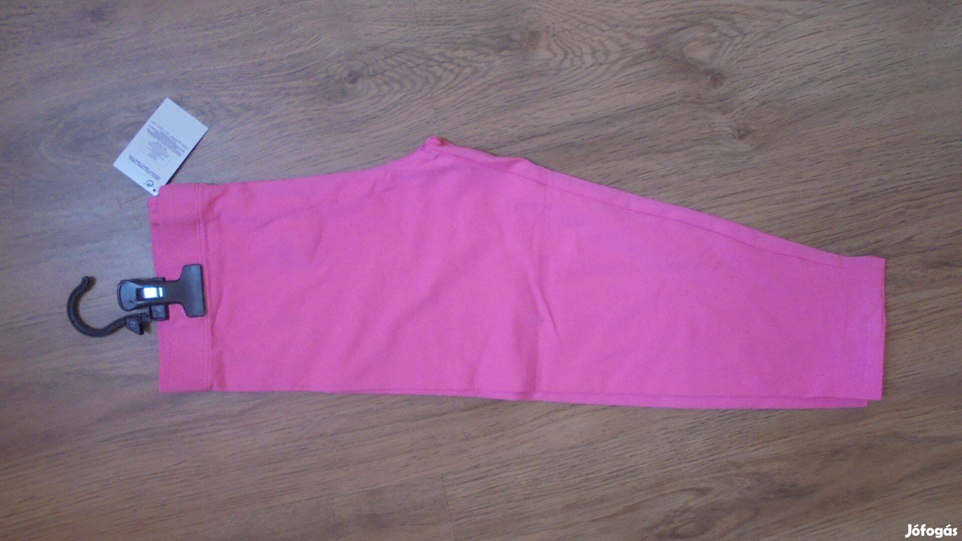 Új címkés pink lányka 3/4-es leggings nadrág 146 - 152