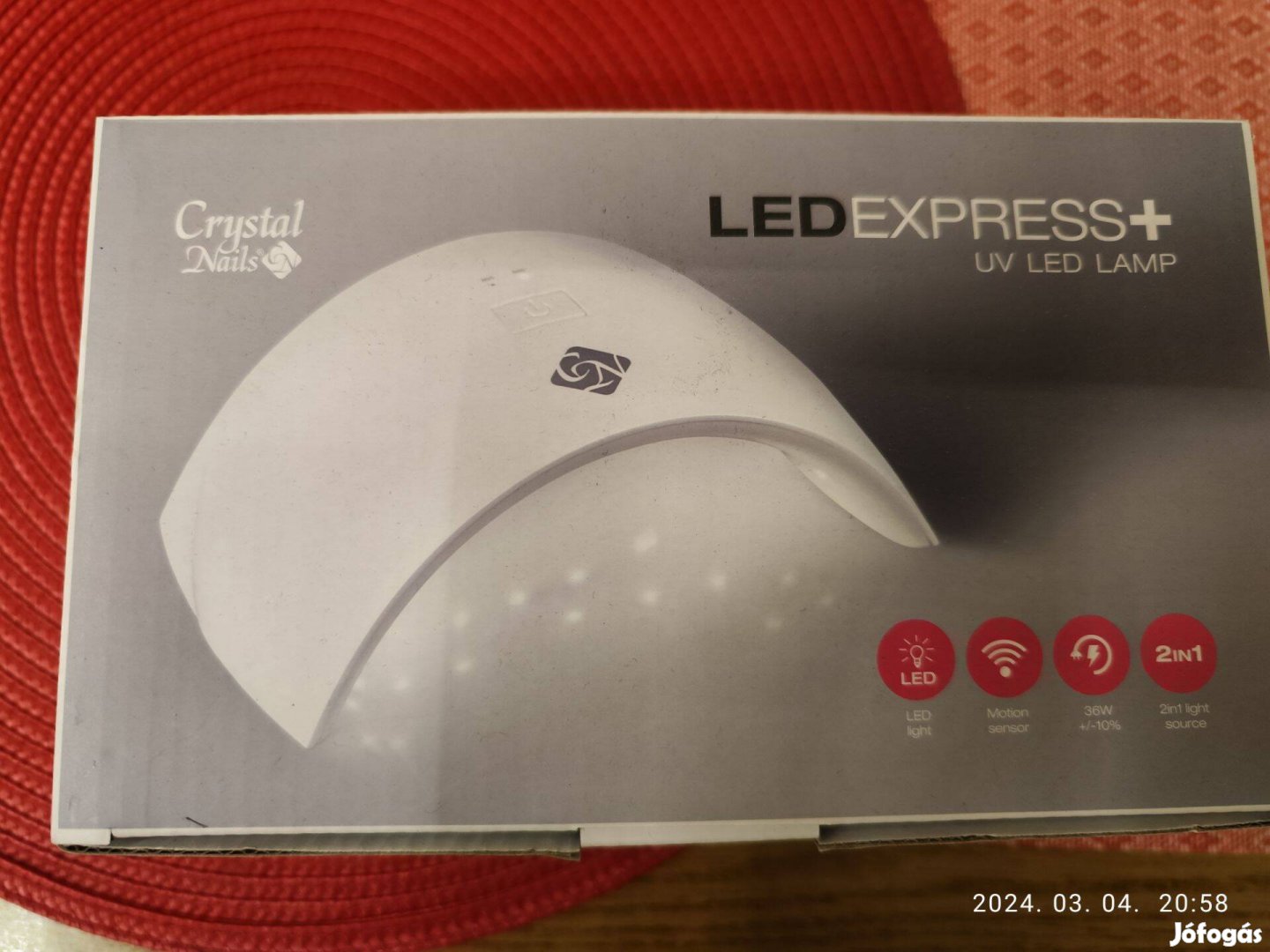 Új crystal nails LED expressz uv lámpa eladó