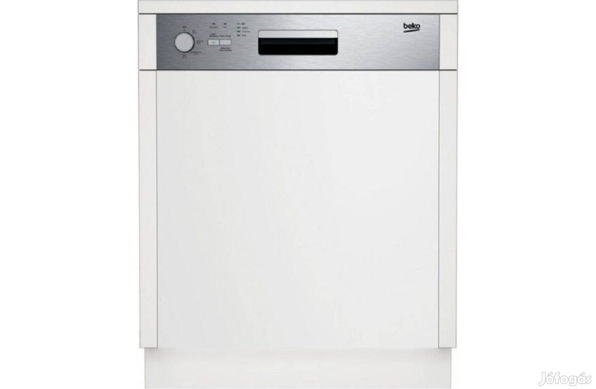 Új csomagolássérült Beko DSN04310X Beép.mosogatógép A+ 12 teríték