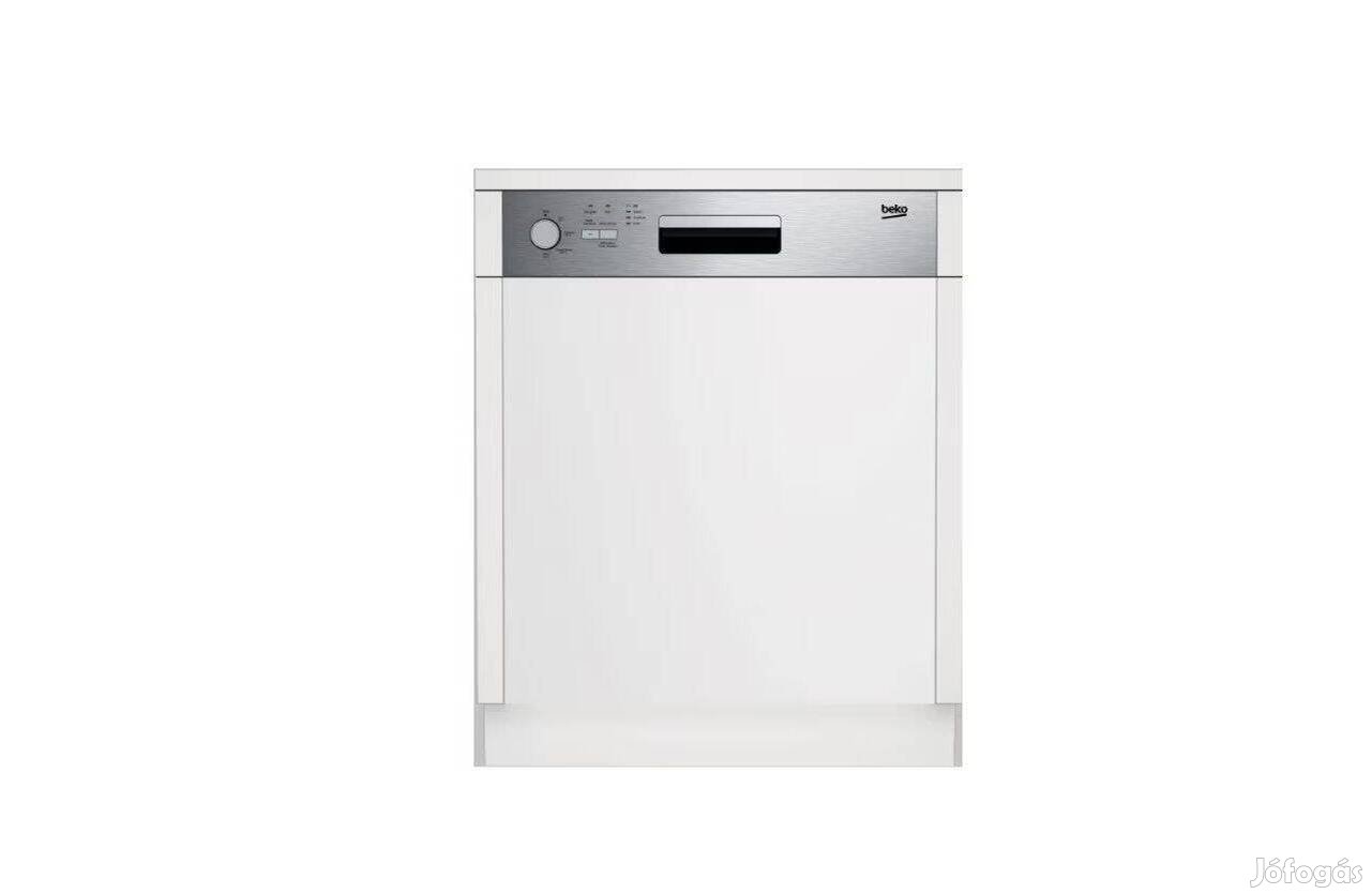 Új csomagolássérült Beko DSN04420X beép.inox mosogatógép A++ 14teríték