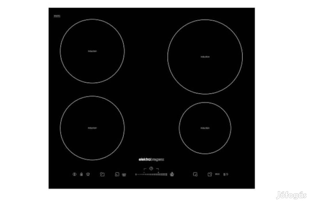 Új csomagolássérült Elektrabregenz MI65401SX beép.indukc. főzőlap 60cm