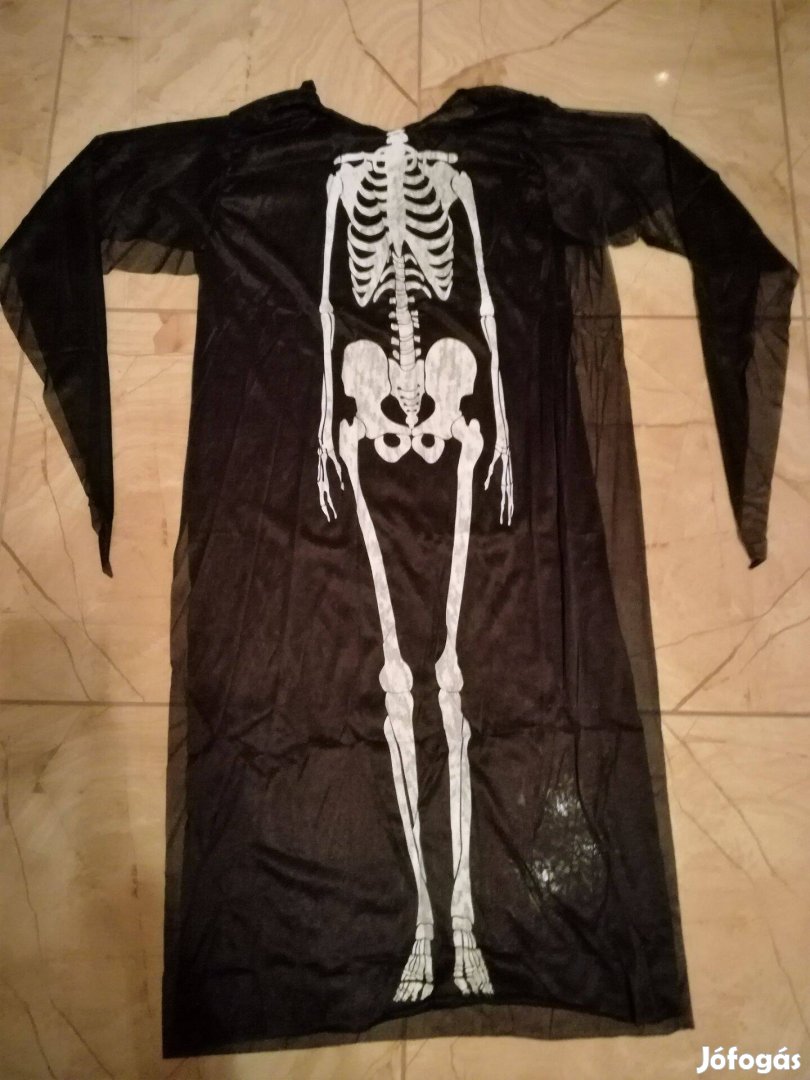 Új csontváz köpeny jelmez lepel palást ruha Halloween