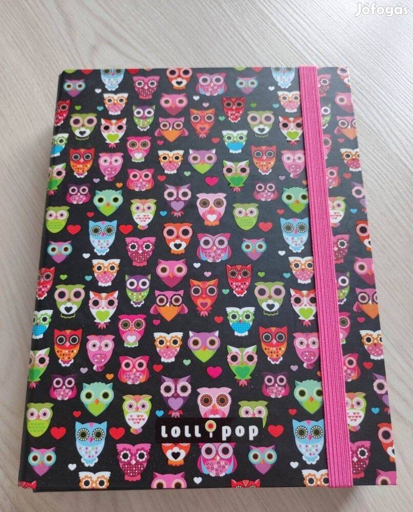 Új cuki baglyos mappa Lizzy Card Lollipop A5 füzetbox