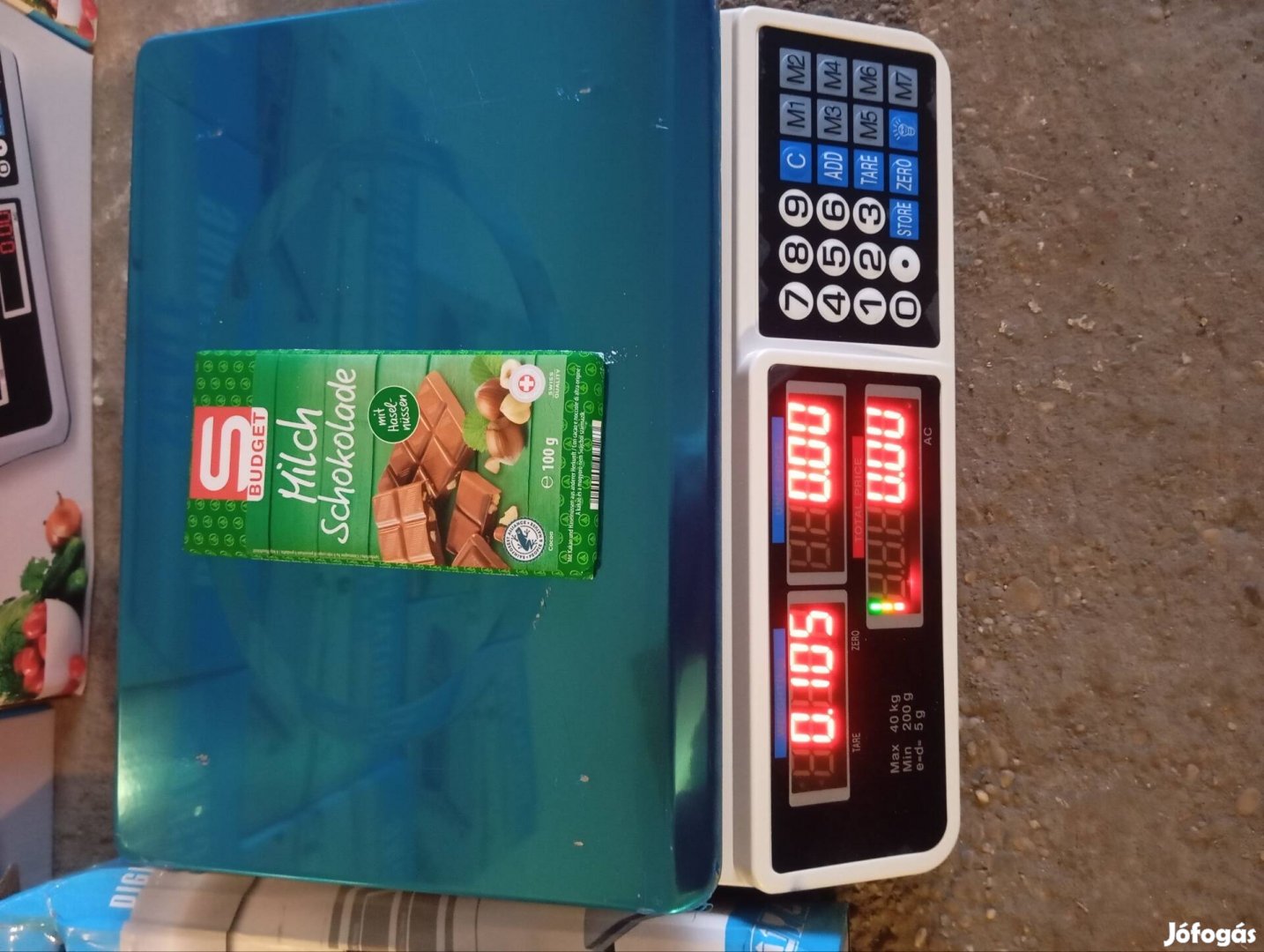 Új digitális mérleg asztali 40 kg-ig