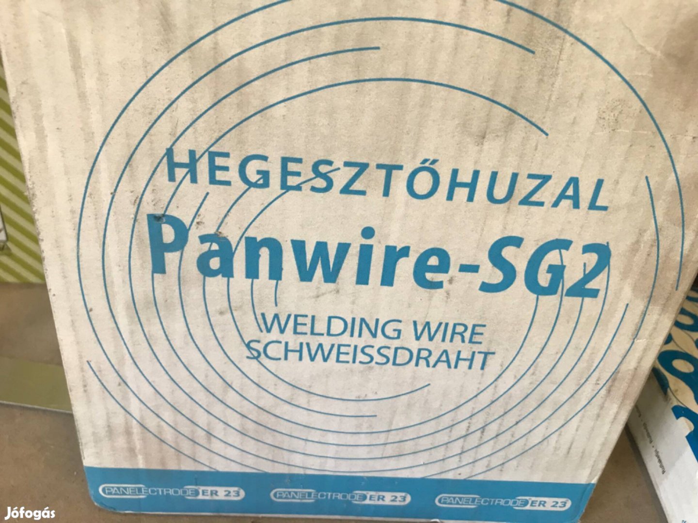 Új dobozában Co Heggesztőhuzal 0,8 panwire sg2