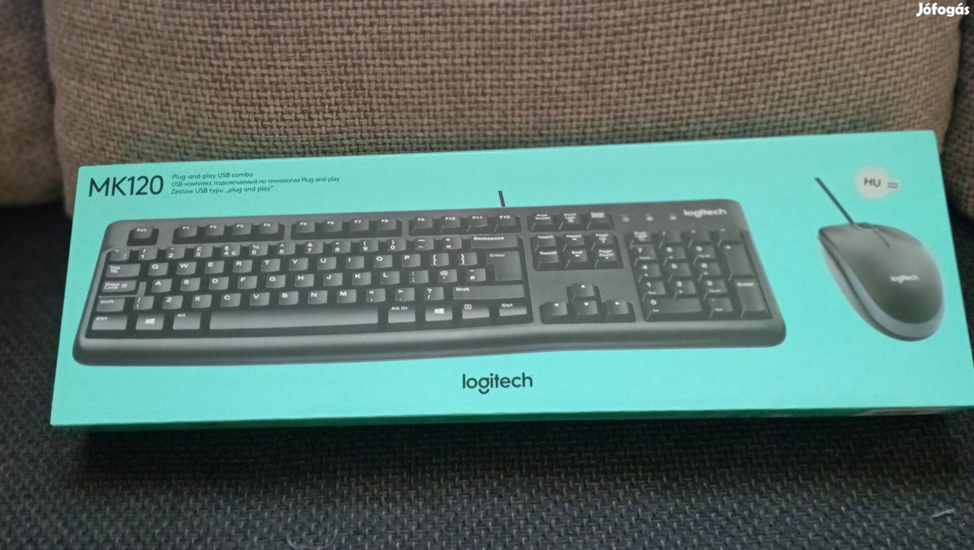 Új dobozában Logitech billentyűzet+ Eger együtt 2499.- ft