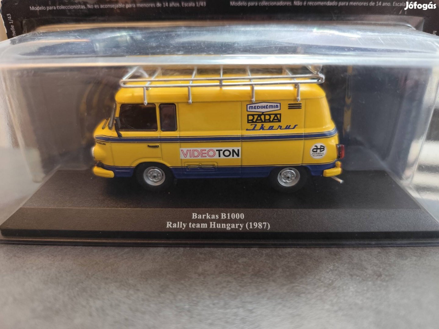 Új-dobozos Barkas(Hungary Rally team)modellautó 1:43 méretben eladó!