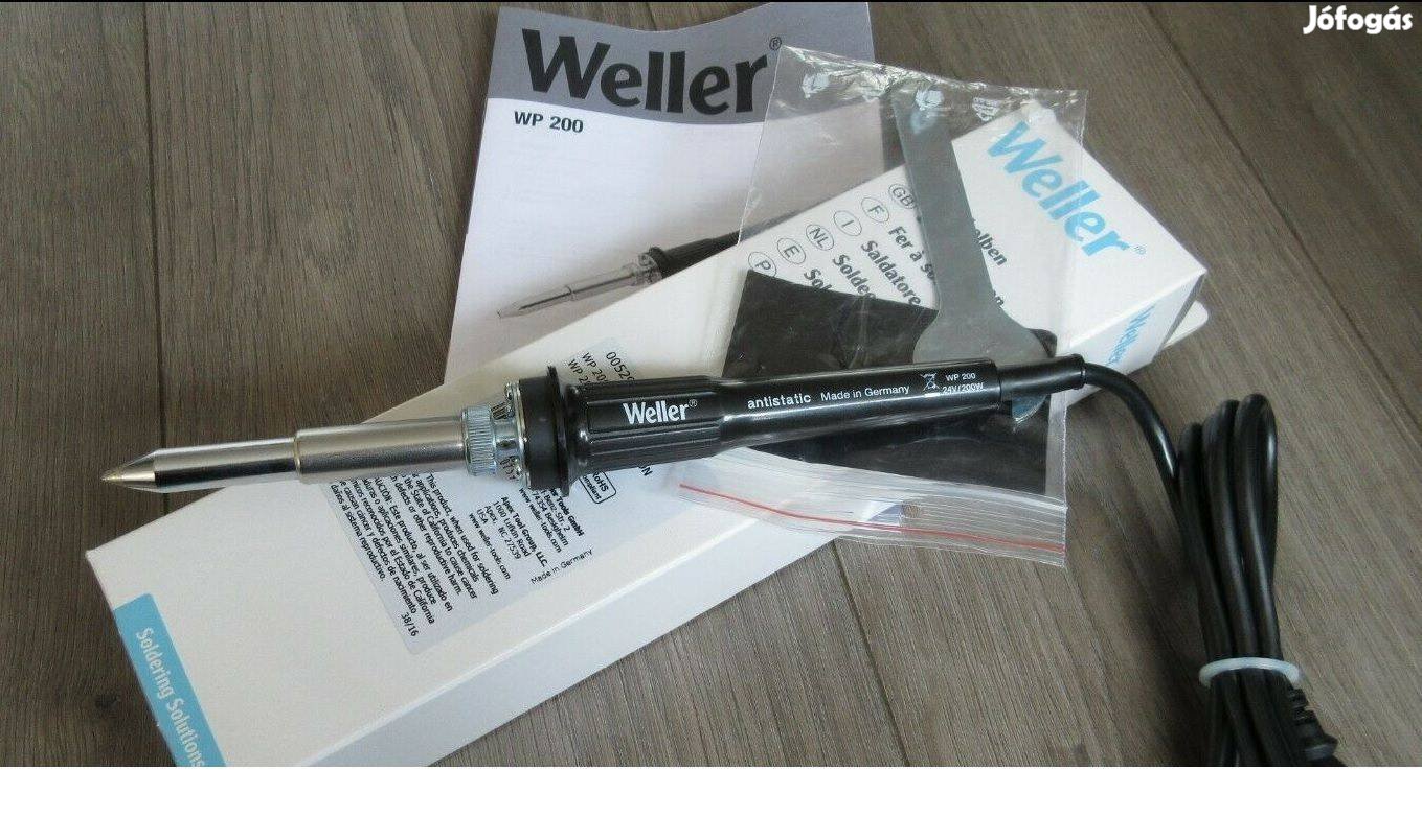 Új dobozos Weller WP200 forrasztópáka 24V /200W
