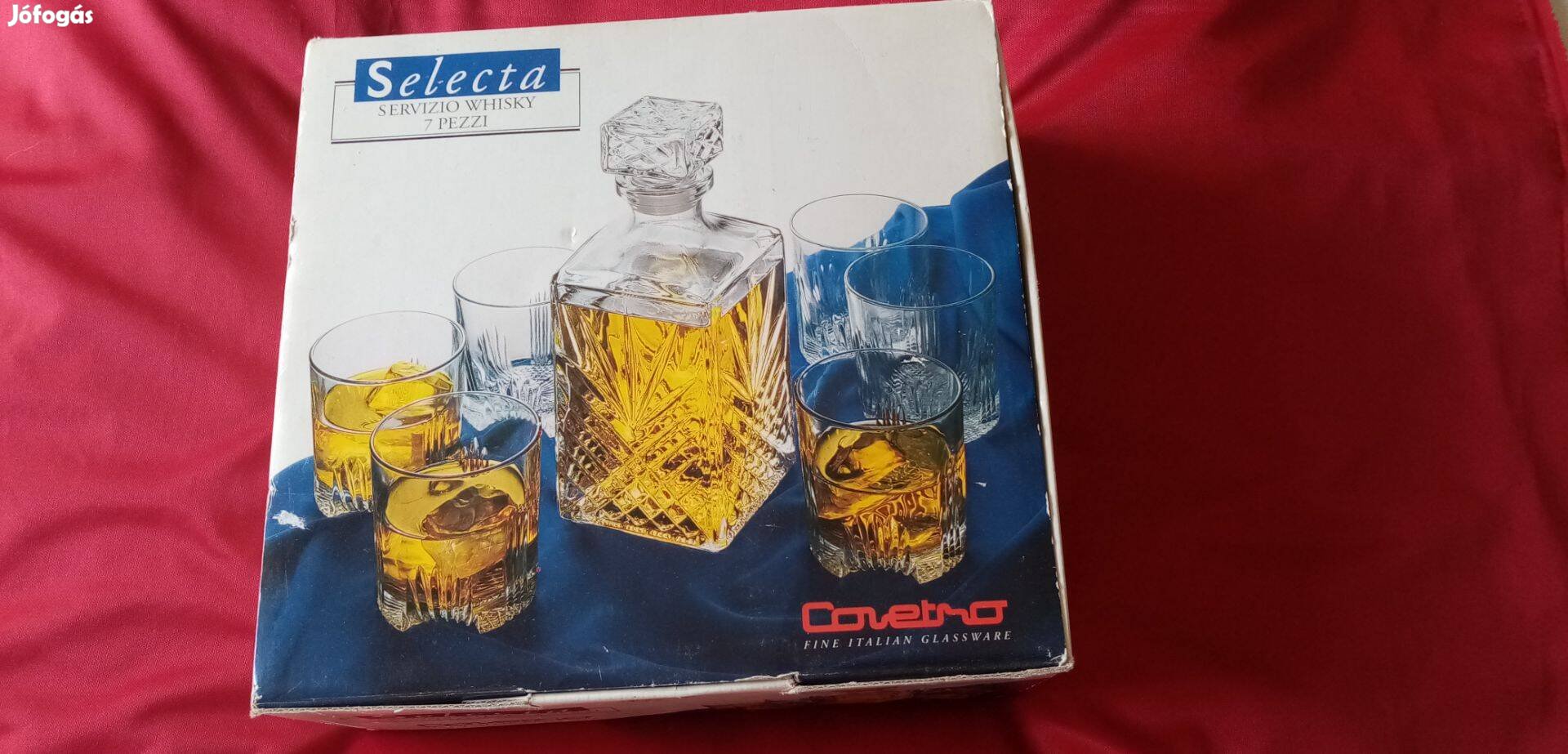 Új dobozos Whiskys szett . 7 db -os