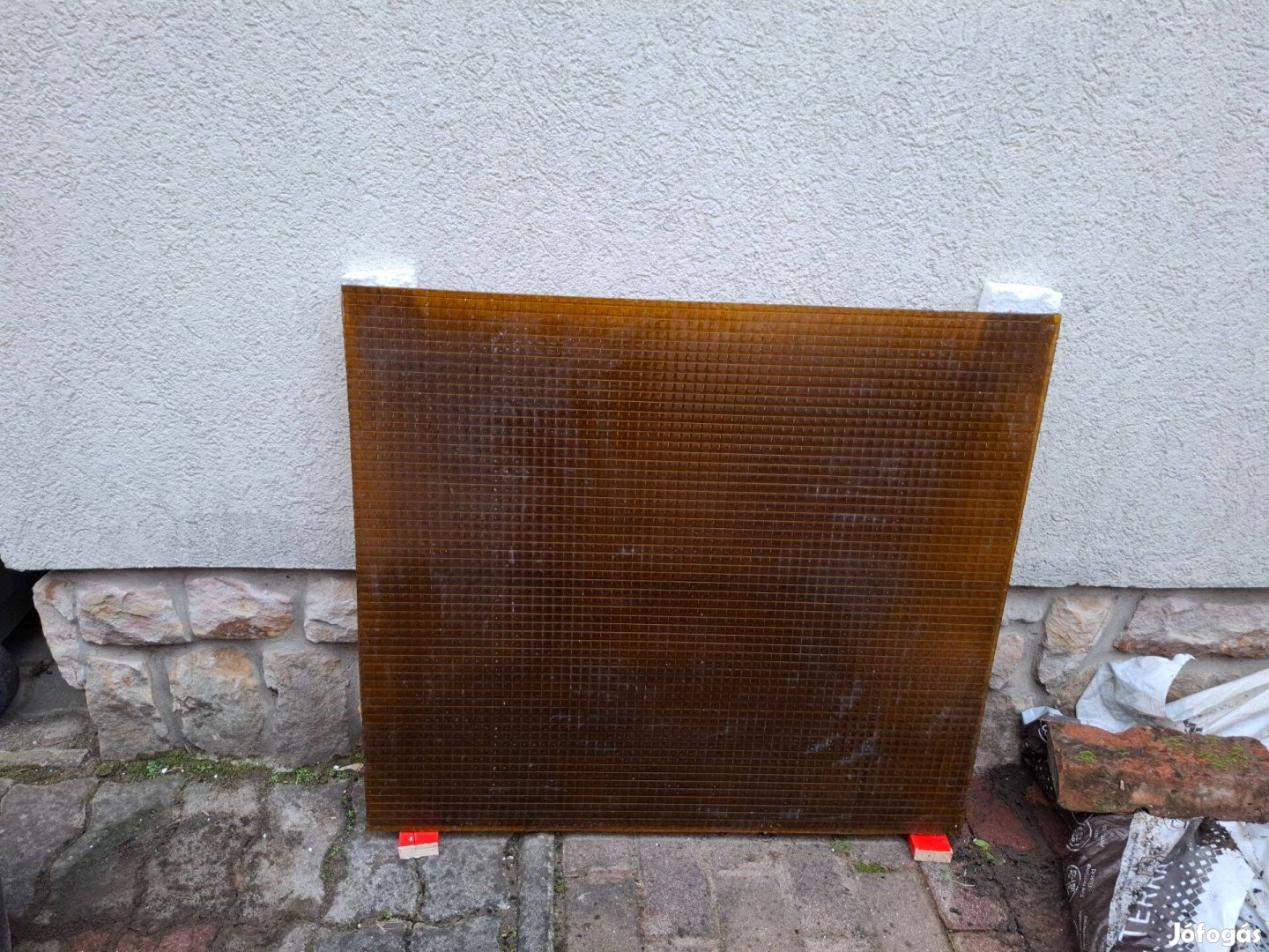 Új drótos üvegtábla 2db