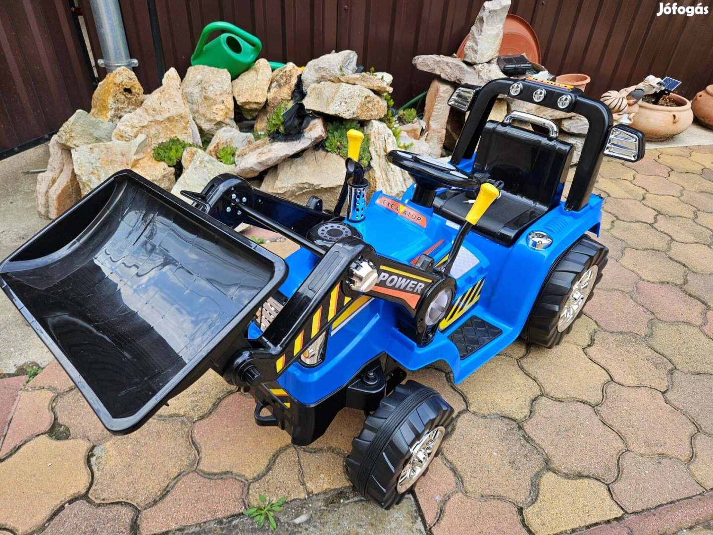 Új elektromos akkumulátoros markoló traktor gyerekeknek Felszereltség: