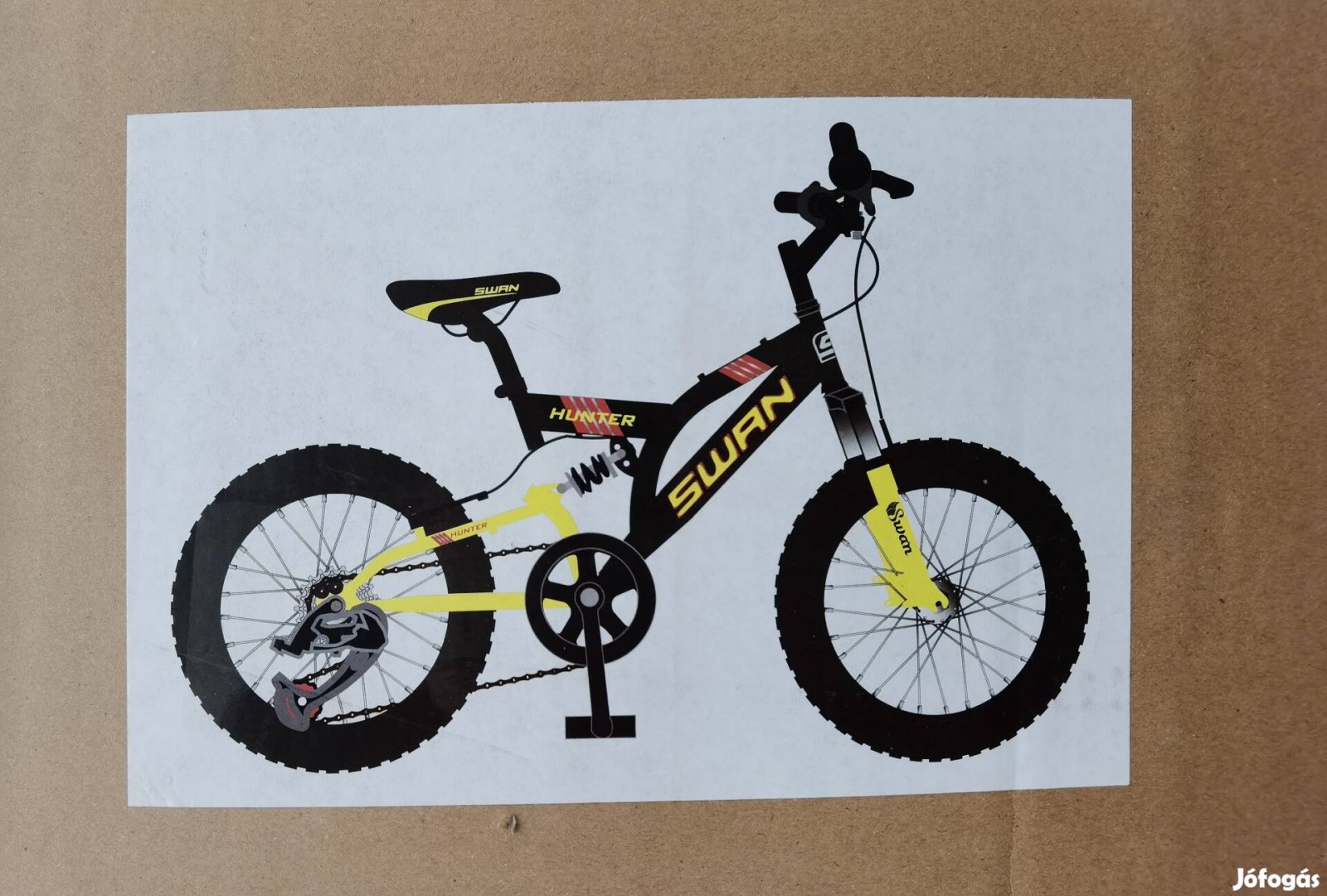 Új elől hátul teleszkóp kerékpár bicikli bringa 20"  mountain bike MTB