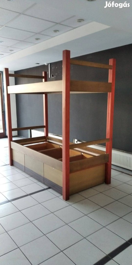 Új emeletes ágy / masszív / tömör szárított bükk fa
