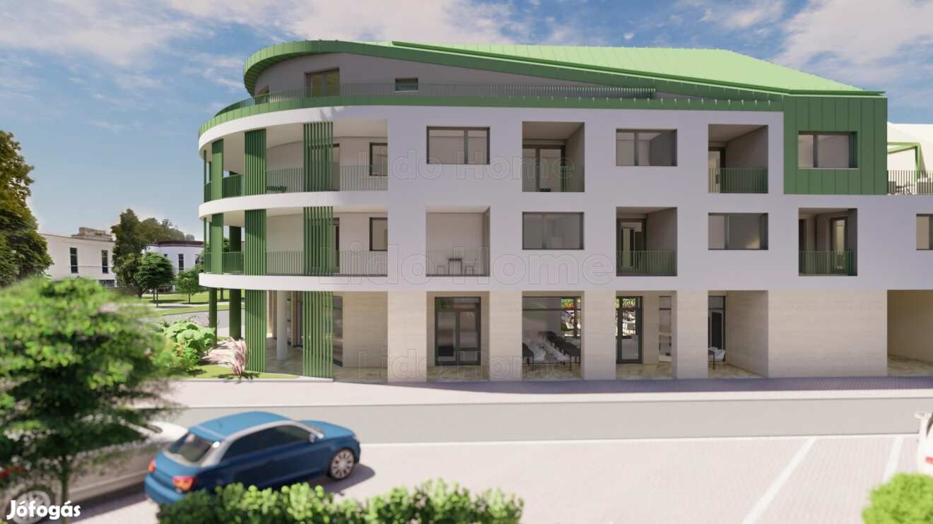 Új építésű, háromszobás belvárosi lakás Balatonalmádiban