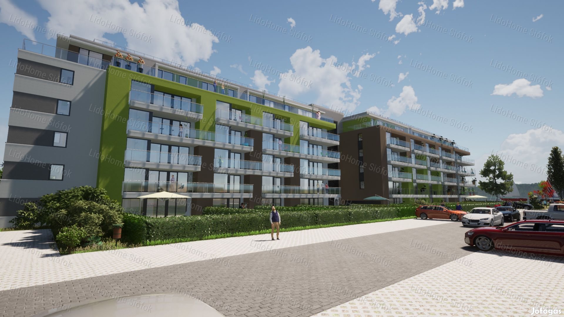 Új építésű, panorámás lakások a Balaton-parton