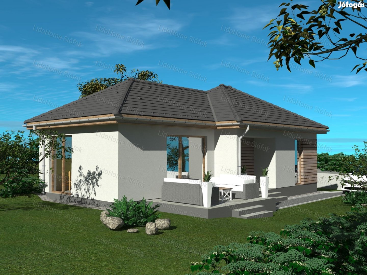 Új építésű családi ház Balatonkilitin eladó