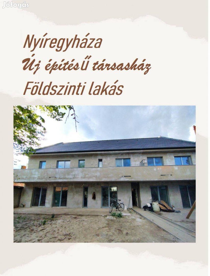 Új építésű társasház Nyíregyházán