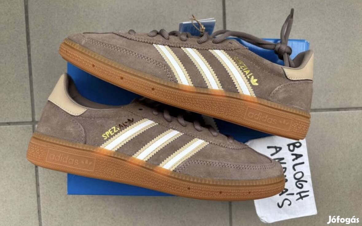 Új eredeti Adidas Handball Spezial "chalky brown"-38-38,5Eu cipő!