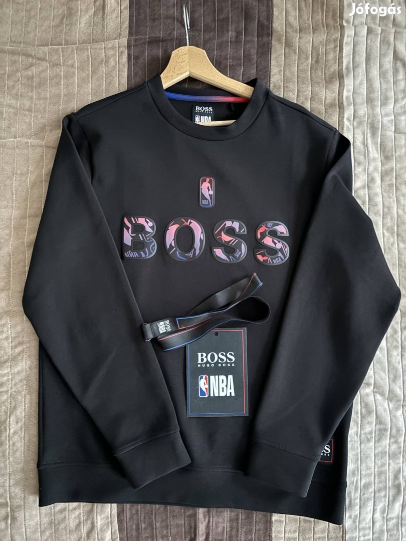 Új eredeti Hugo Boss NBA Pulover -M-L!