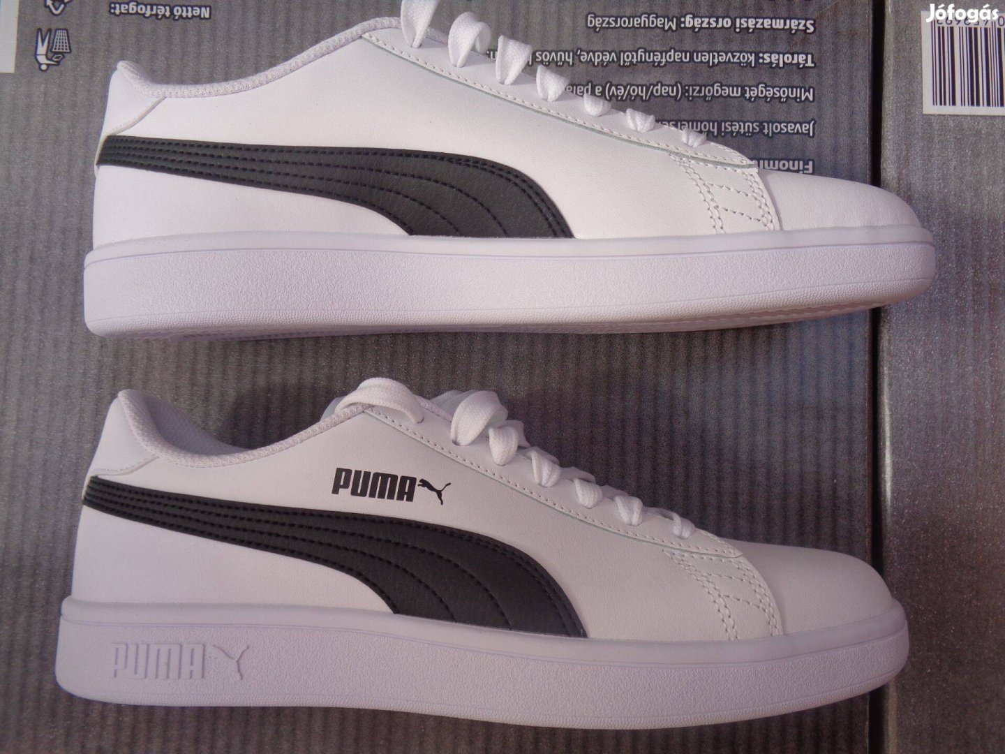 Új eredeti Puma Puma Smash v2 L 41-es 41 férfi bőr sportcipő cipő 2 db