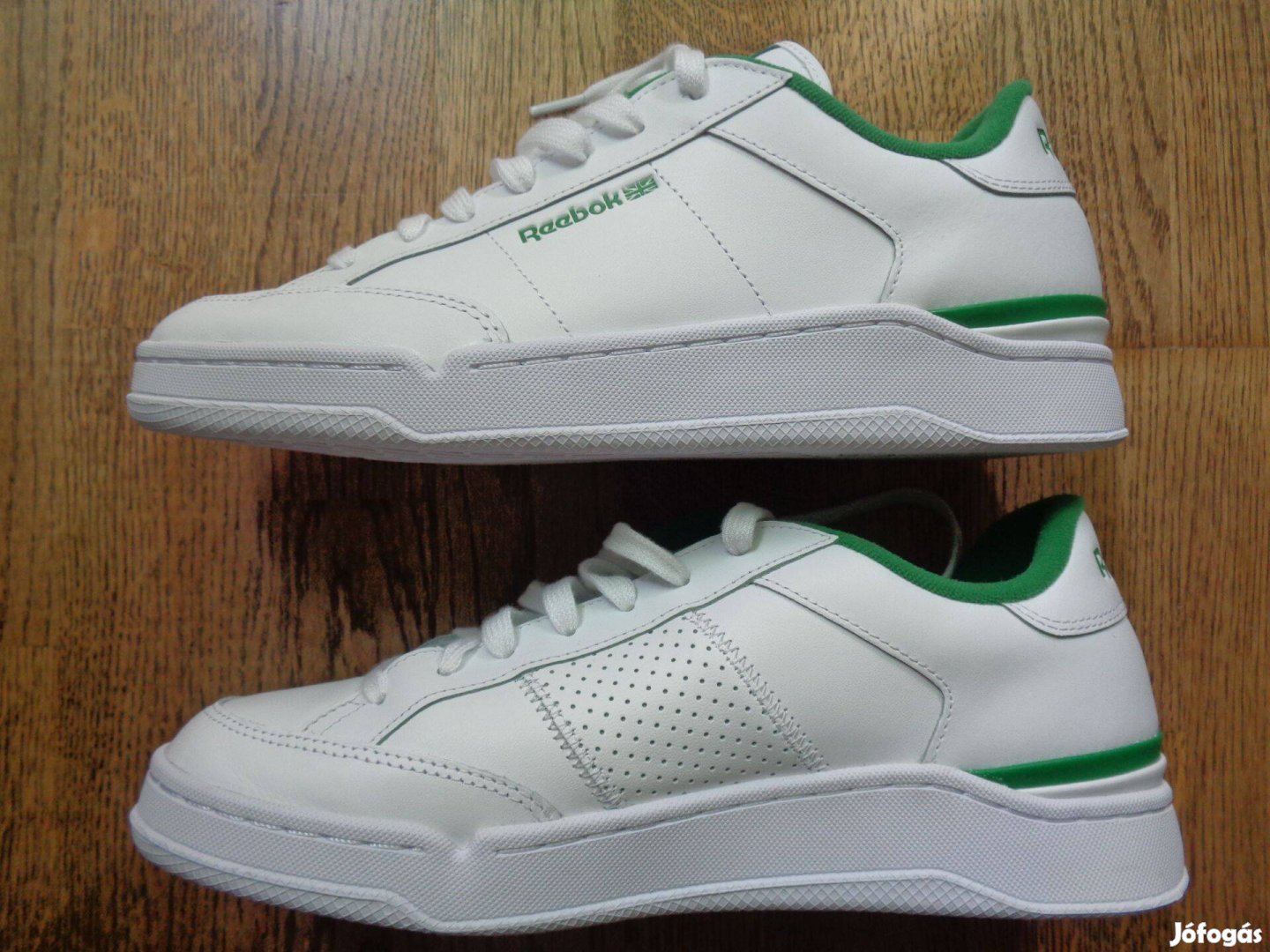 Új eredeti Reebok Ad Court 42,5-es 42,5 férfi bőr teniszcipő cipő