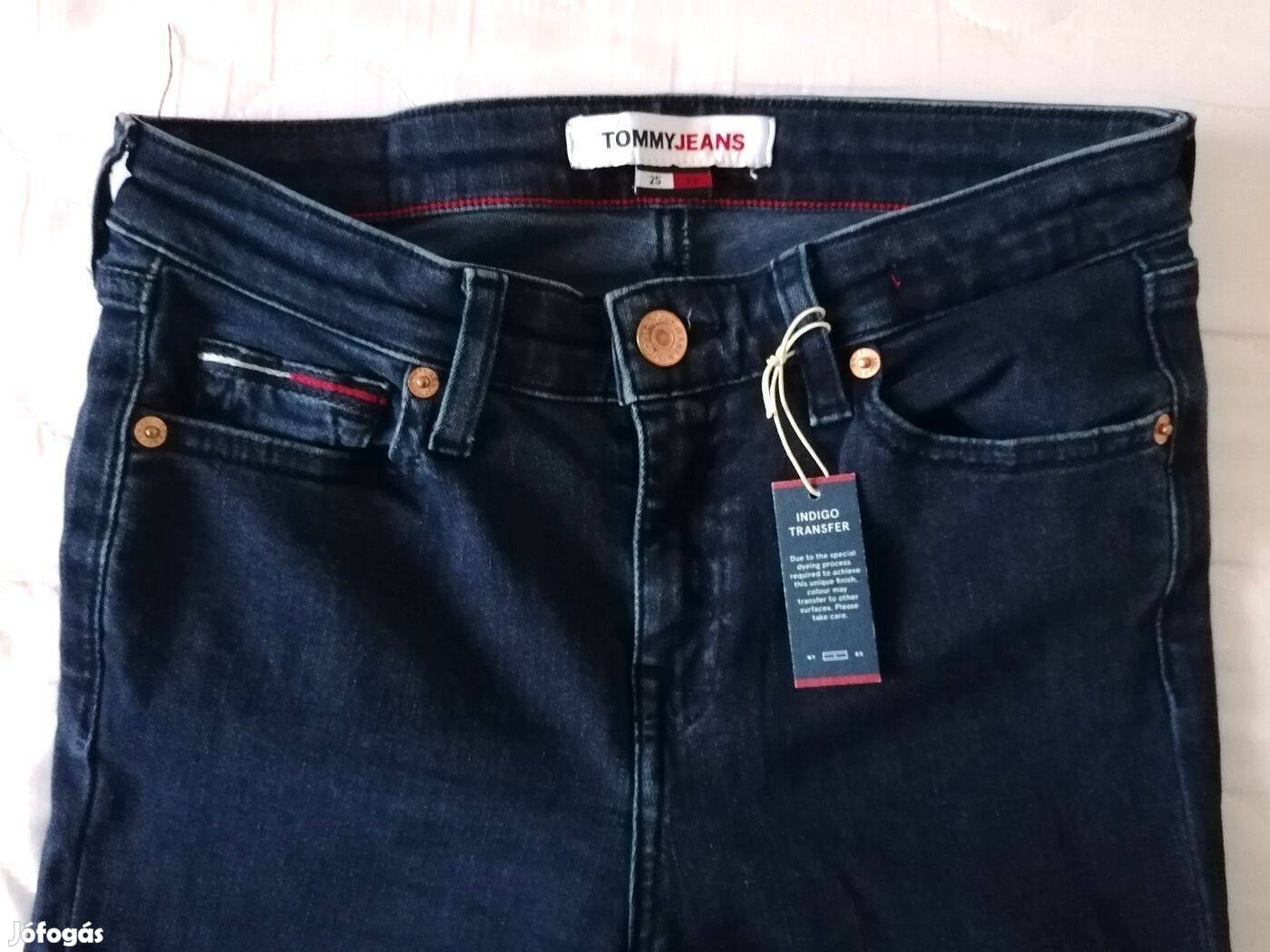 Új eredeti Tommy Hilfiger skinny indigo farmernadrág Xxs/XS/S