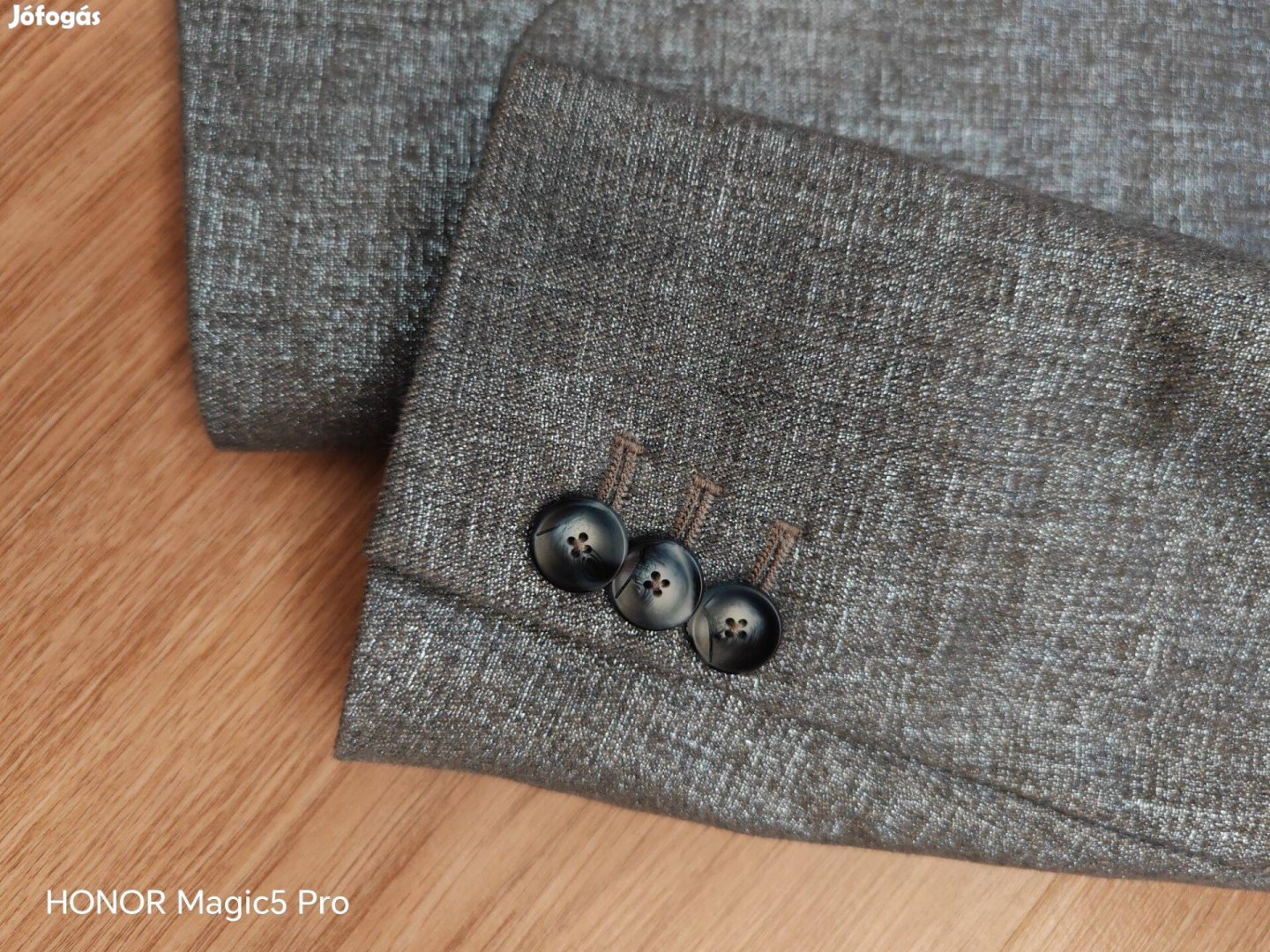 Uj ezüst GAS női blézer szoknya szett S