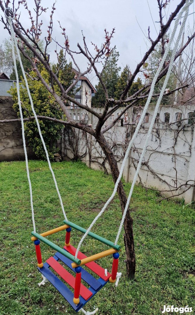 Új fa gyerek kisgyerek baba bébi hinta 30kg-ig