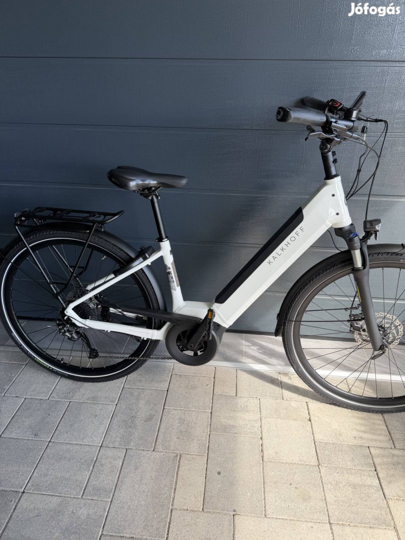 Új fehér Kalkhoff ebike pedelec elektromos kerékpár