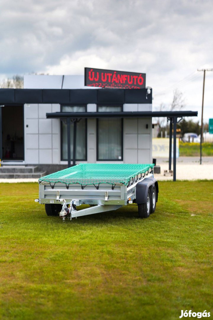 Új fékes 2500 kg Faro Soldius Max (300x150 cm) utánfutó eladó