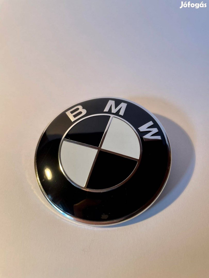 Új fekete BMW embléma, jel, logo, logó motorháztető csomagtér