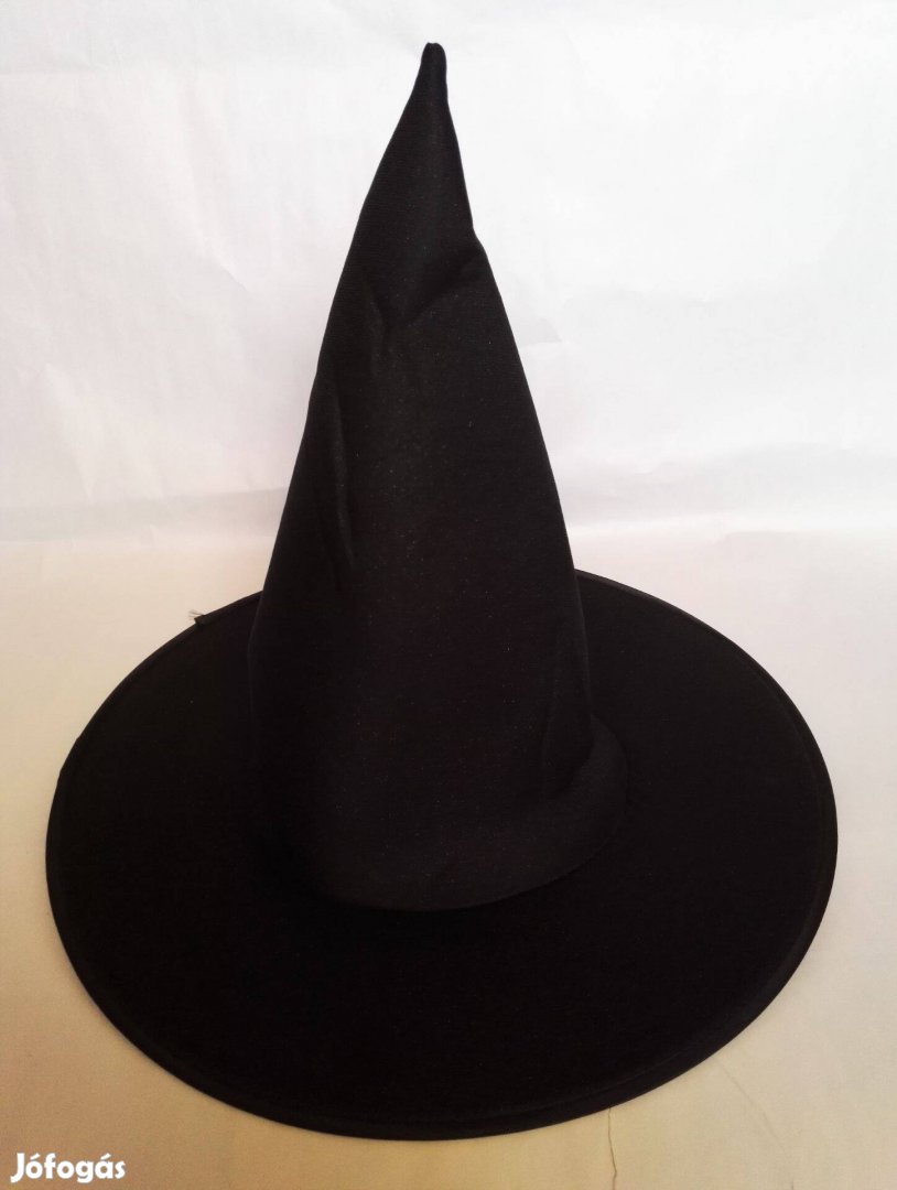 Új fekete boszorkány kalap boszi süveg