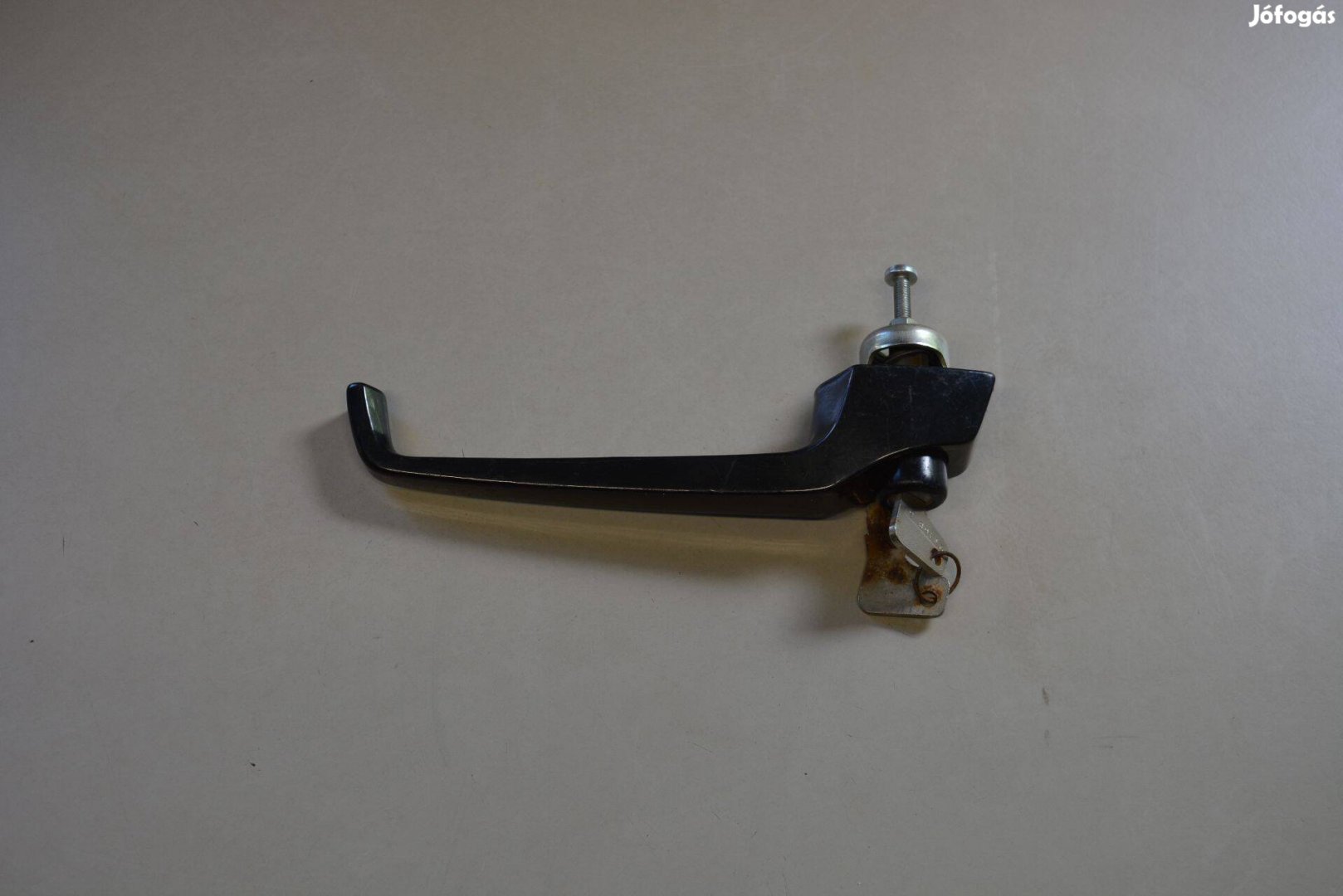 Új fekete fém záras kilincs Trabant Wartburg Barkas Ifa 2 kulcsos