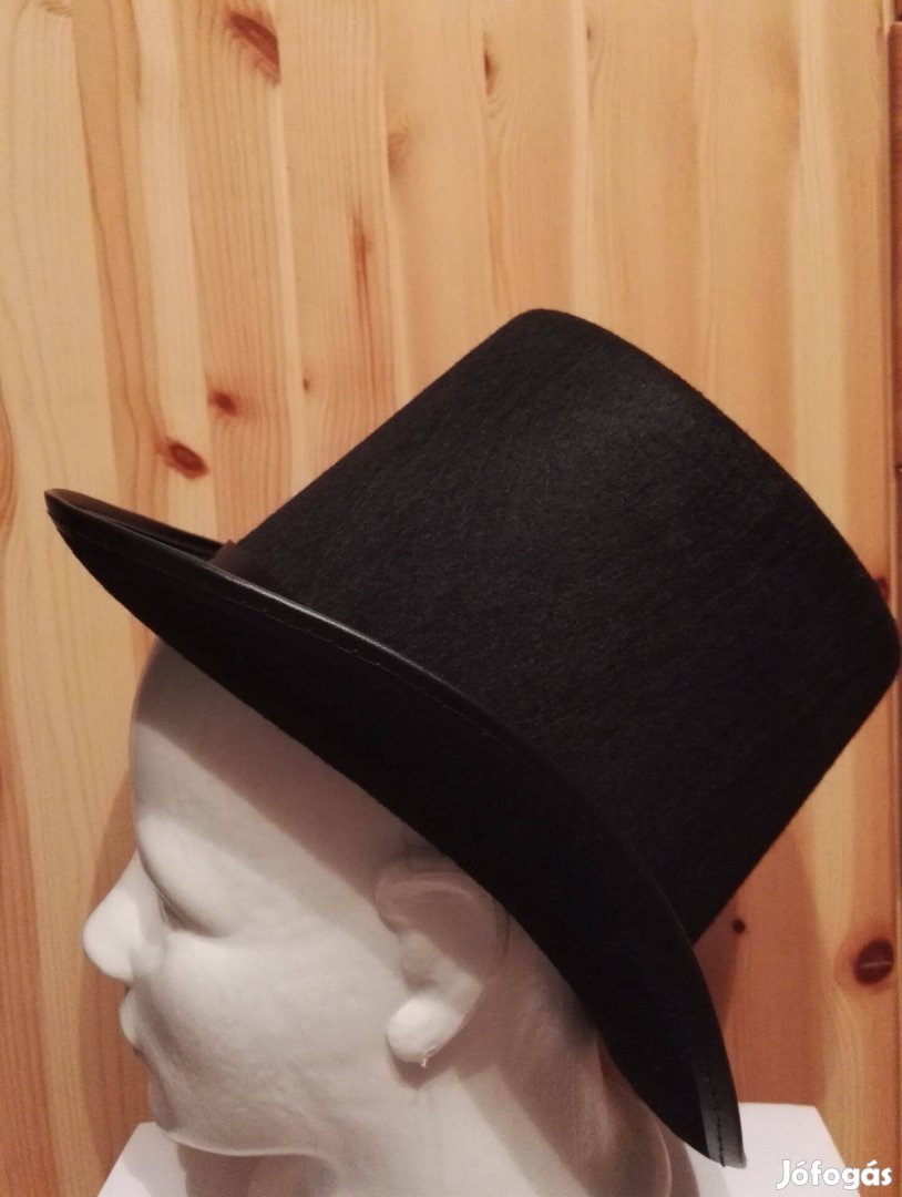 Új fekete kalap cilinder jelmez