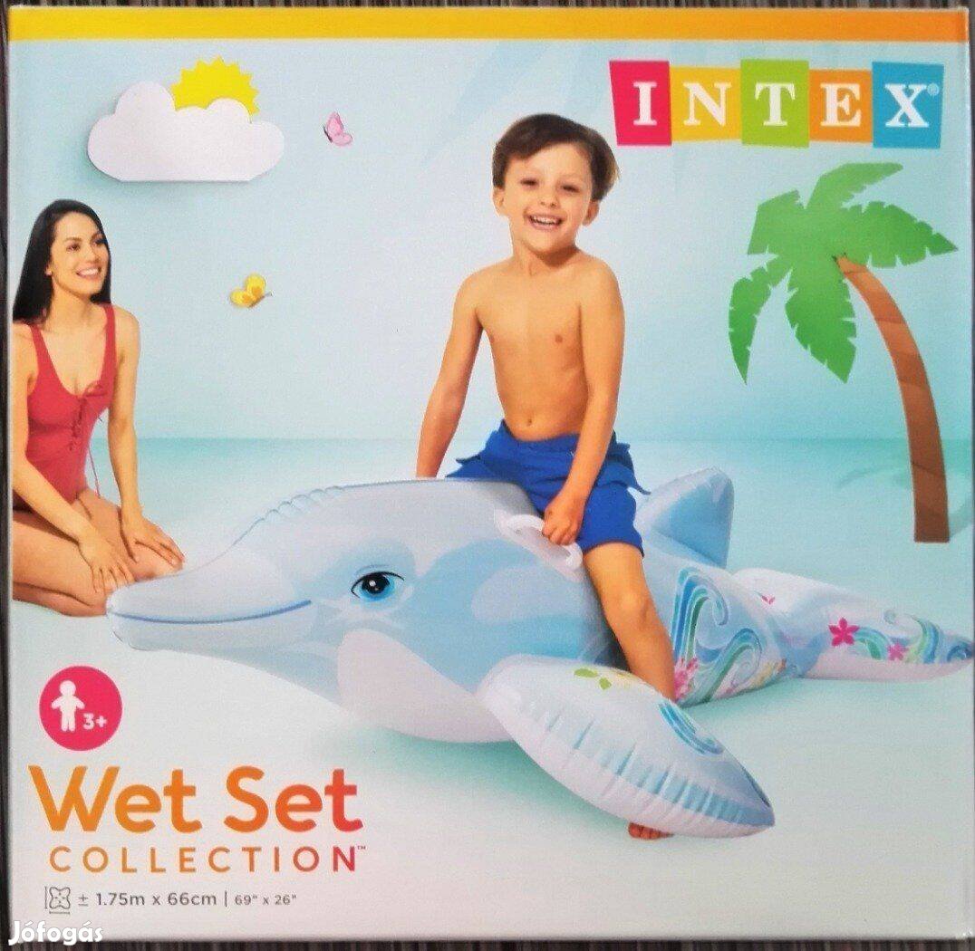 Új felfújható Intex delfin matrac 175x66 cm