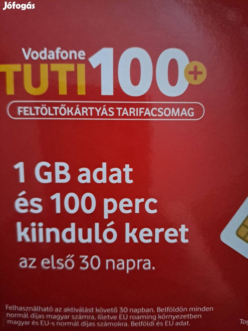 Új feltöltős vodafone telefonkártya