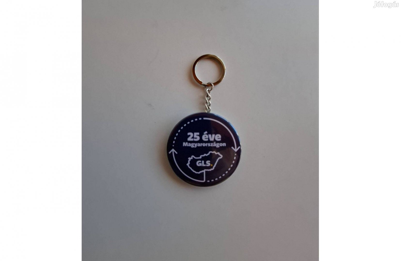 Új fém kulcstartó - sörnyító fém karikával 6 cm