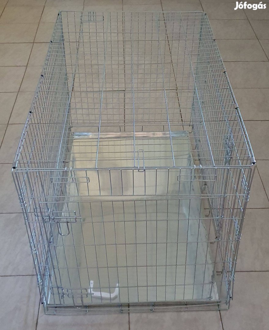 Új fém szobakennel - szállító box - ketrec 110x70x75
