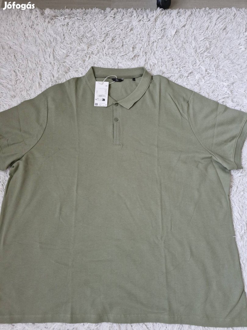 Új férfi 5XL rövidujjú pamut póló eladó