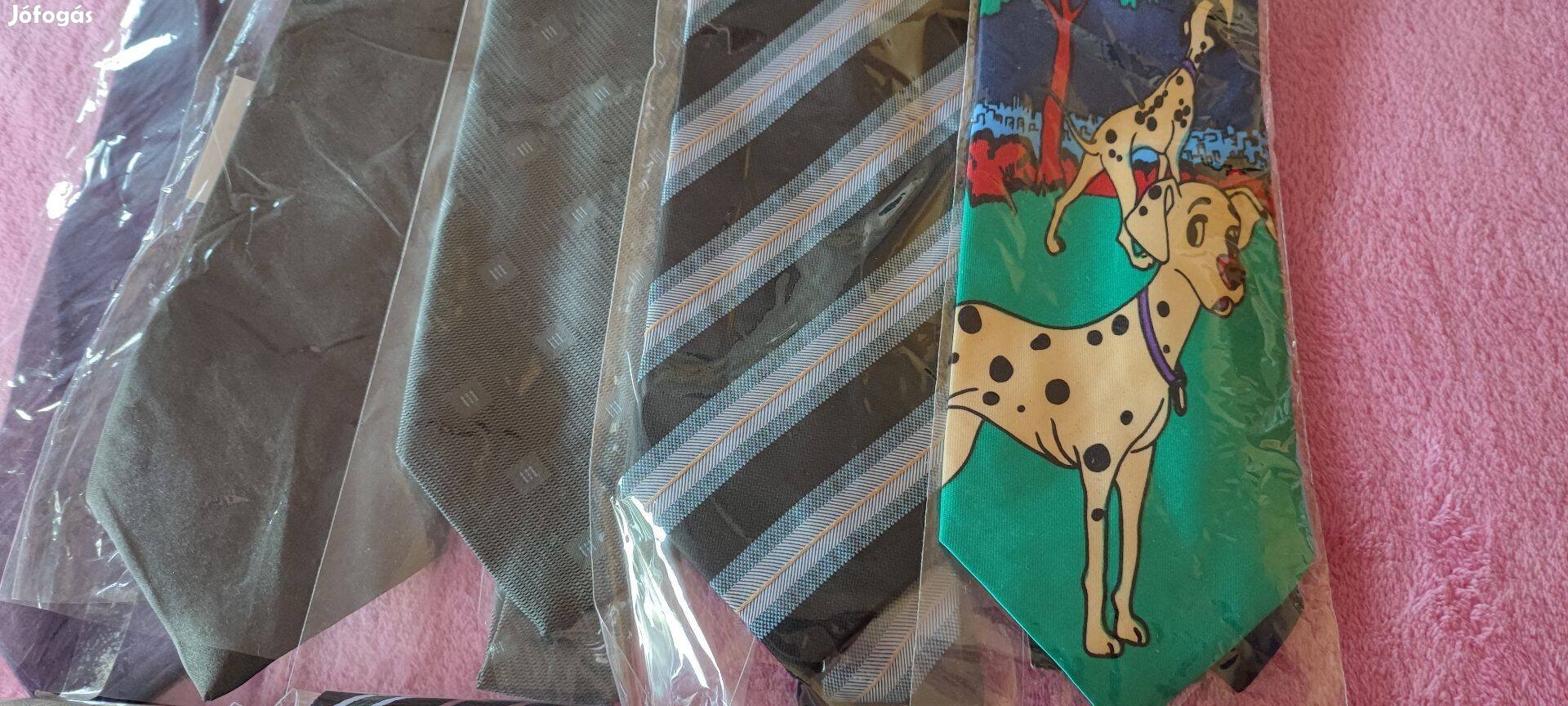 Új férfi nyakkendő csomag 10 db egyben