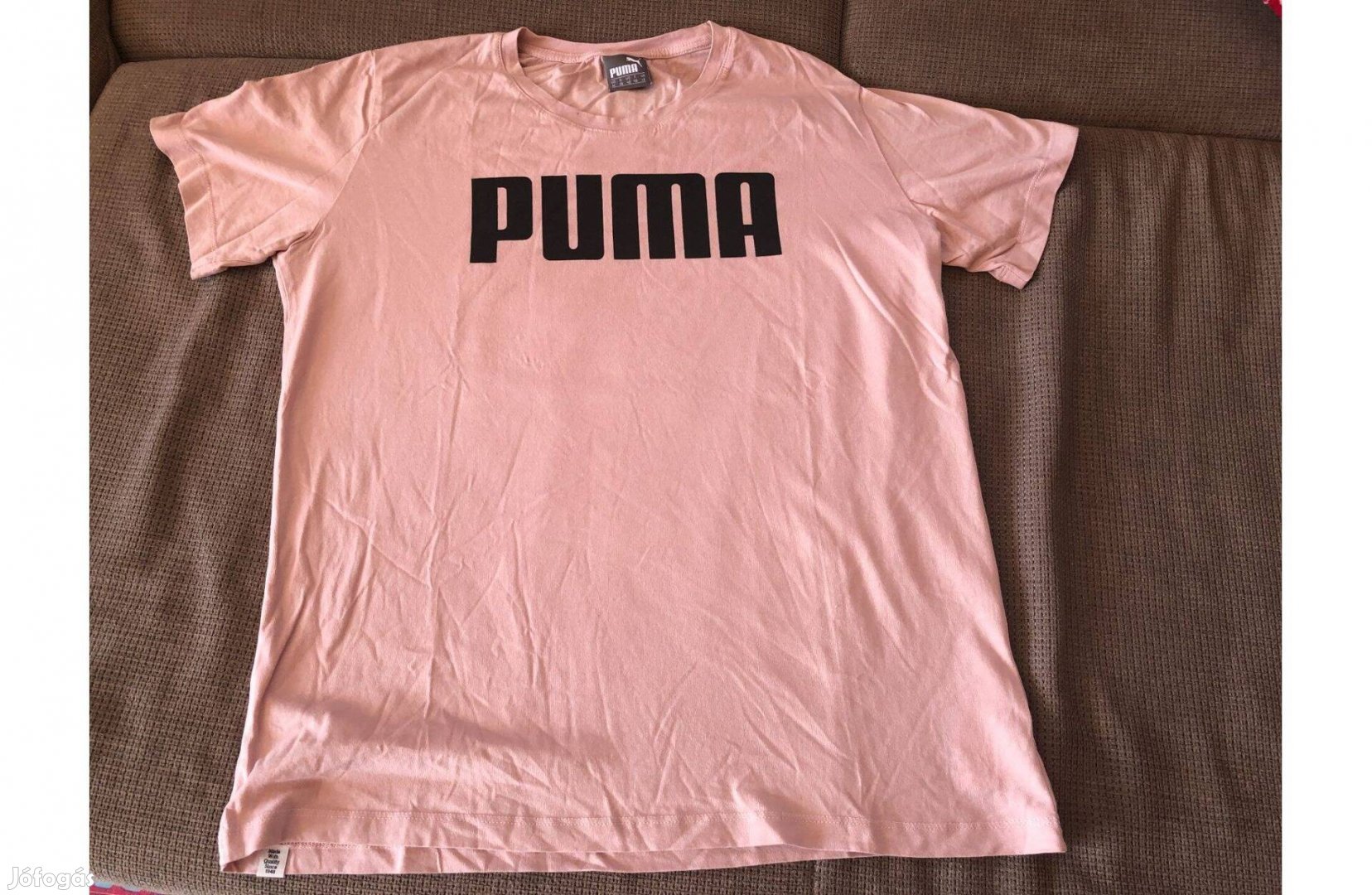 Új férfi rózsaszín poló Puma, M-es
