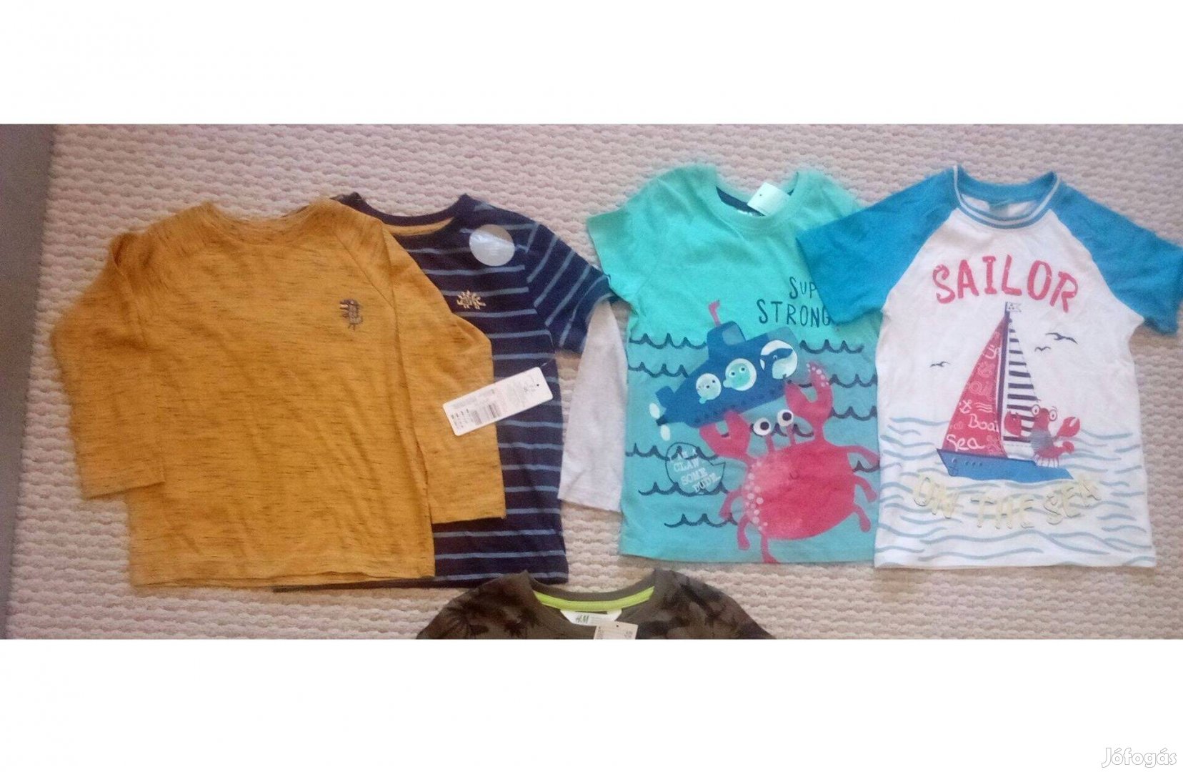 Új fiú felső póló 3-5 évesre