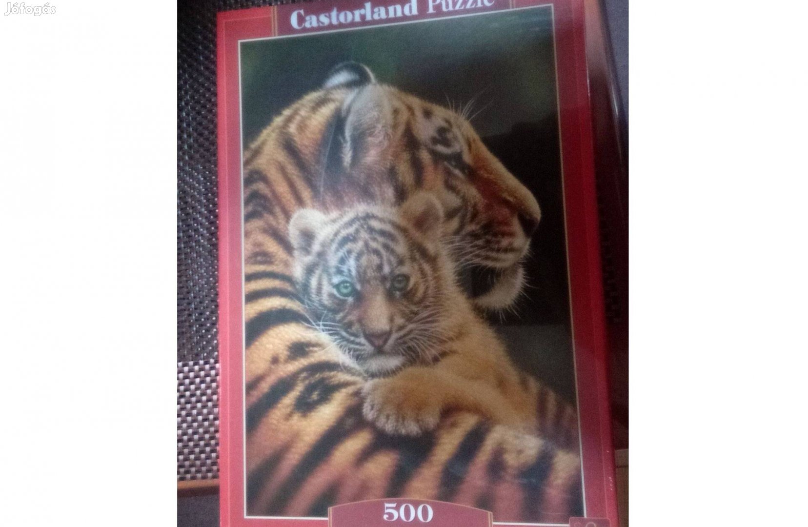 Új fóliás 500db puzzle tigris ajándéknak is