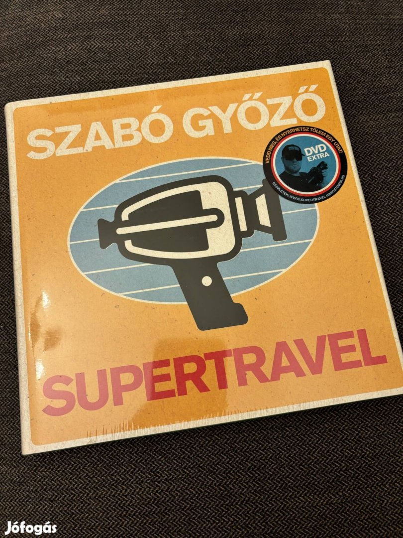 Új fóliás Szabó Győző Supertravel könyv