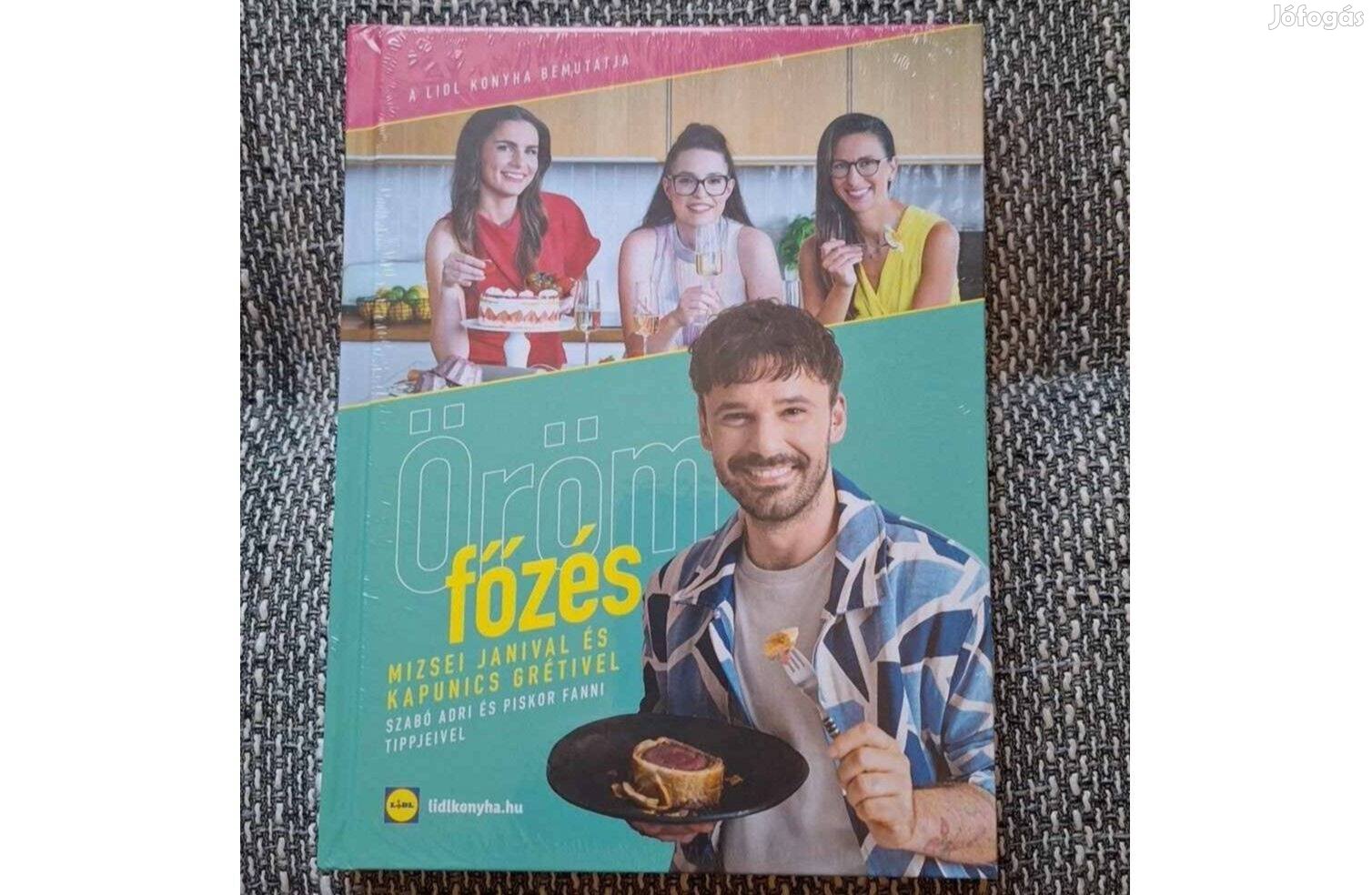 Új-fóliázott szakácskönyv