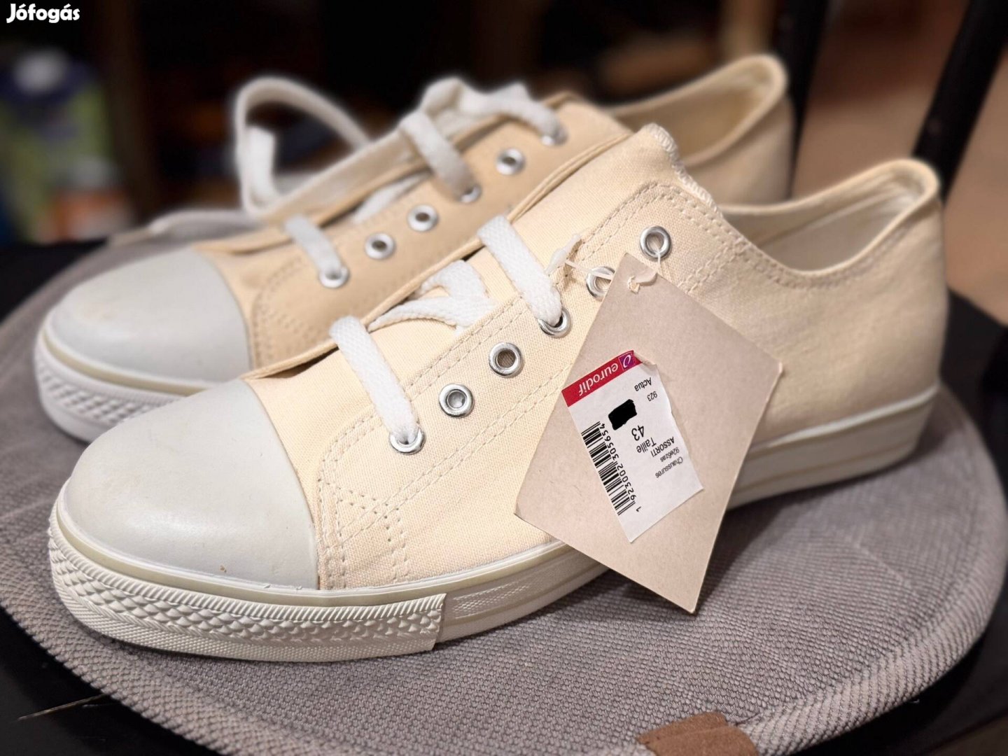 Új francia tornacipő, sneakers  43-as méret