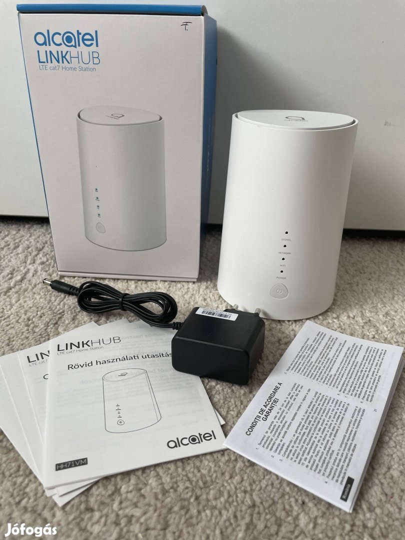 Új független Alcatel HH71 4G Cat7 AC1200 sim kártyás wifi router