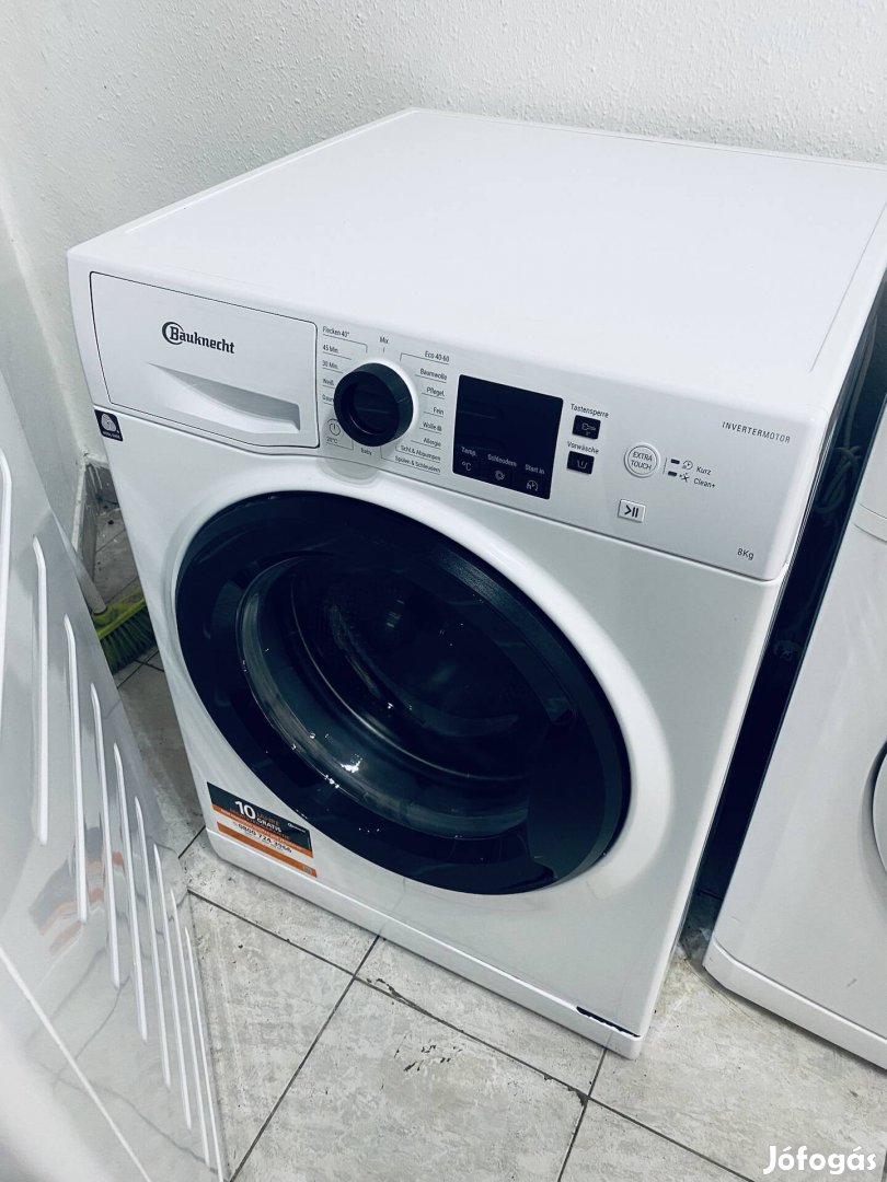 Új garis bauknecht whirlpool 8kg 1400A+++ elöltöltős mosógép